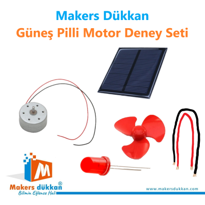 Güneş Pilli Motor Deney Seti